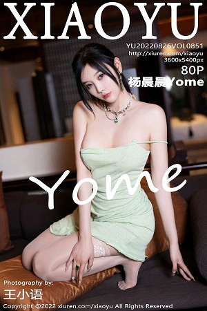 XiaoYu画语界杨晨晨第851期包臀长袖连衣裙搭配黑丝吊带袜美的的让人移不开眼睛...