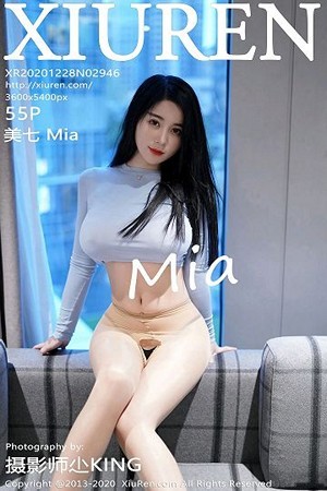 美模美七Mia第2946期连体黑丝美的