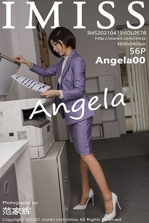 Imiss爱蜜社Angela第578期吊带黑丝纤纤玉腿写真套图合集