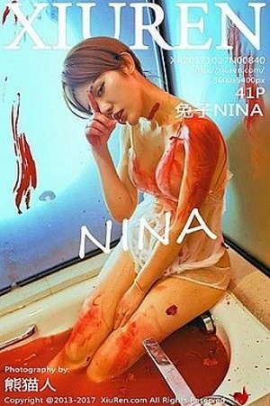 美模兔子NINA第840期破洞日系袜子