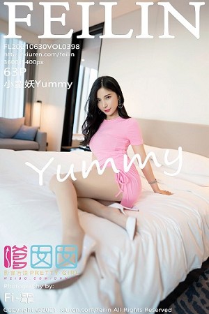FeiLin嗲囡囡小蛮妖第398期性感露背透视绑带连衣裙搭配渔网袜美的让人着迷...