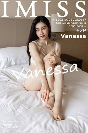 Imiss爱蜜社Vanessa第617期修身包臀连衣裙搭配大网眼黑丝美的摄人心魄...